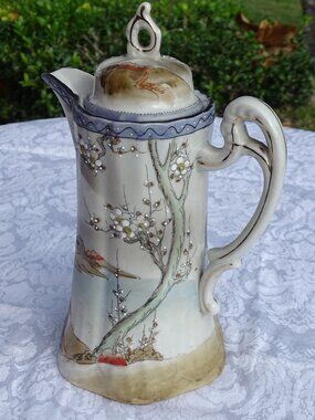 Hand Painted Graceful Oriental Teapot by Nippon